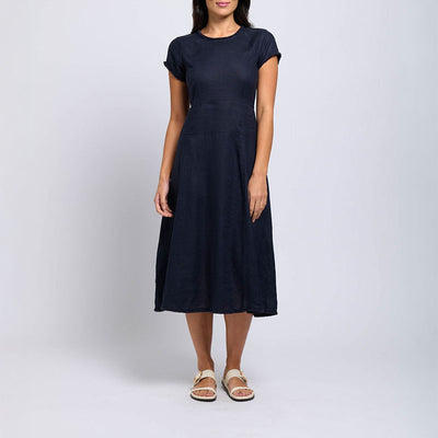 FOIL Fringe Event Dress in Midnight