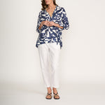 FOIL Artists Choice Best Angle Linen Shirt in Blue
