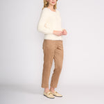Fluffy Reversible Cardigan in Porcelain