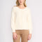 Fluffy Reversible Cardigan in Porcelain