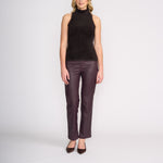 Fluffy Sleeveless Knitted Top in Ristretto