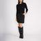 Cygnet-Ure Textured Statement Skirt in Black