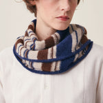 MOISMONT Elly No218 Stripe Scarf in Joker Comedia