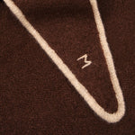 MOISMONT Elly No218 Contrast Trim Scarf in Violin