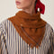 MOISMONT Chelsea No815 Square Scarf in Henna