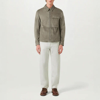 BELSTAFF Frame Overshirt in Army Olive