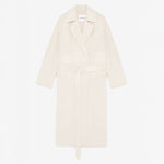 OTTOD AME Double Face Wool Coat in Ecru