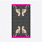 VILAGALLO Scarf with Leopards in Black
