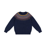 QUINTON & CHADWICK Fairisle Jumper  in Cosmos
