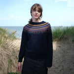 QUINTON & CHADWICK Fairisle Jumper  in Cosmos