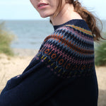 QUINTON & CHADWICK Fairisle Jumper  in Cosmos