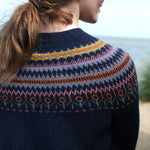QUINTON & CHADWICK Fairisle Jumper  in Cosmos