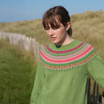 QUINTON & CHADWICK Fairisle Jumper  in Foliage