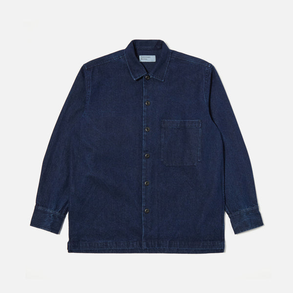 UNIVERSAL WORKS Fatigue Shirt in Indigo