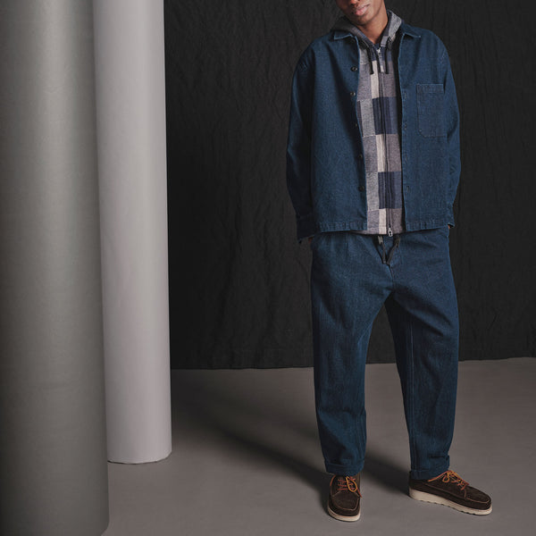 UNIVERSAL WORKS Fatigue Shirt in Indigo