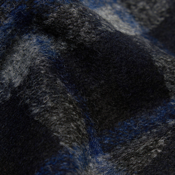 UNIVERSAL WORKS Fatigue Shirt in Navy/Black