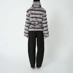 STELLA NOVA Faux Fur Jacket in Brown