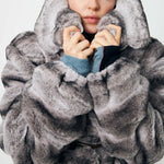 STELLA NOVA Faux Fur Jacket in Brown