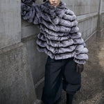 STELLA NOVA Faux Fur Jacket in Brown