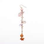 PHILIPPA KUNISCH Fish Bait Earrings in Orange
