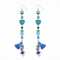 PHILIPPA KUNISCH Fish Bait Earrings in Blue