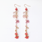 PHILIPPA KUNISCH Fish Bait Earrings in Red