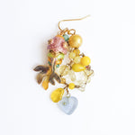 PHILIPPA KUNISCH Fish Bait Earrings in Yellow
