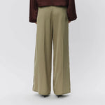 DAY BIRGER ET MIKKELSEN Fisher Fluid Viscose Trousers in Sage Khaki