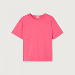 AMERICAN VINTAGE Fizvalley TShirt in Rose/Fluro