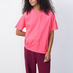 AMERICAN VINTAGE Fizvalley TShirt in Rose/Fluro