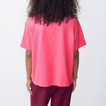 AMERICAN VINTAGE Fizvalley TShirt in Rose/Fluro