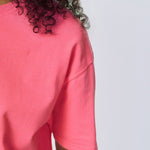 AMERICAN VINTAGE Fizvalley TShirt in Rose/Fluro