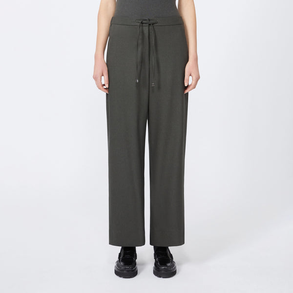 S MAX MARA Floria Trouser in Dark/Green
