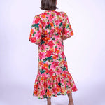 NEW DAY ORIGINALS Follow Your Heart Cotton Poplin Dress in Summer Bouquet