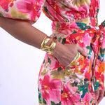 NEW DAY ORIGINALS Follow Your Heart Cotton Poplin Dress in Summer Bouquet
