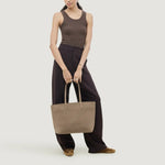NAGHEDI Jet Setter Small Tote in Cashmere