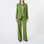 WEEKEND MAX MARA WKDAlbero Cotton Short Sleeve Sweater in Green