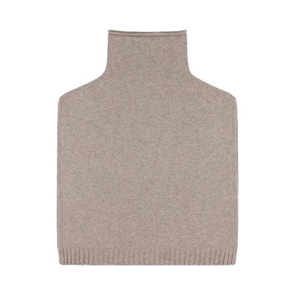QUINTON & CHADWICK Funnel Neck Poncho in Tawney