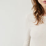 AMERICAN VINTAGE Gamipy Long Sleeve Top in White