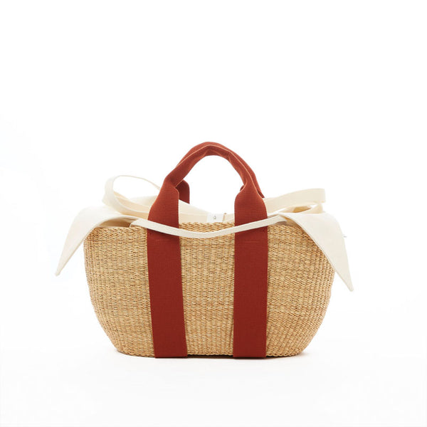 MUUN George Bag in Natural/Rust