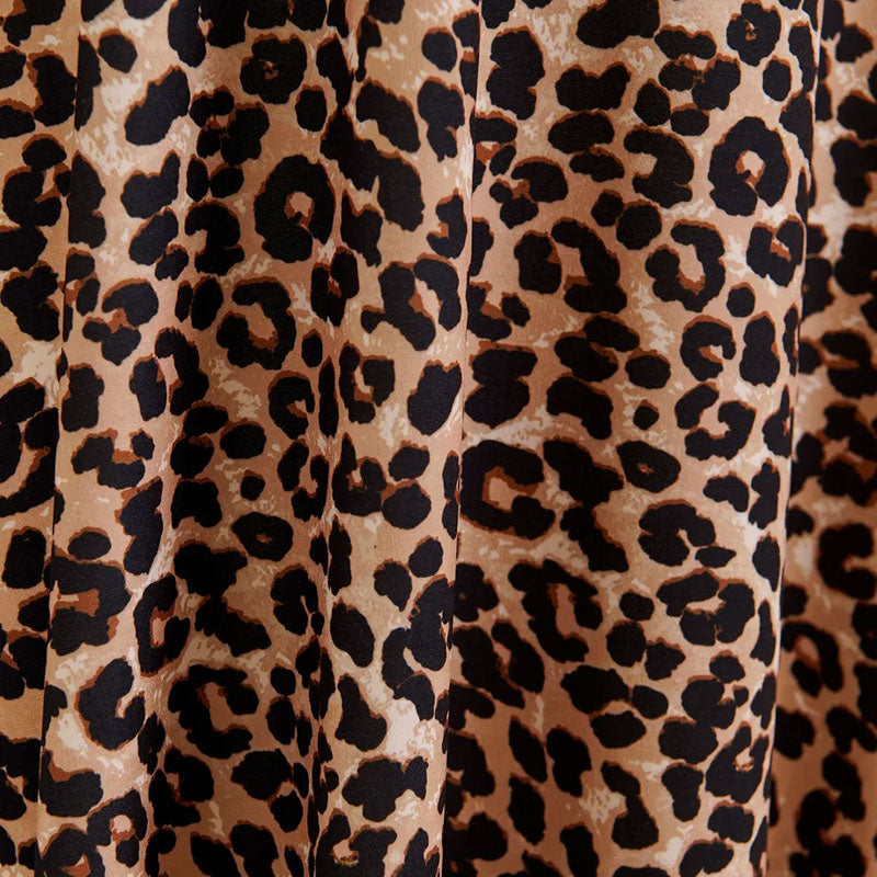 ESSENTIEL ANTWERP Germa Long Dress in Leopard Print