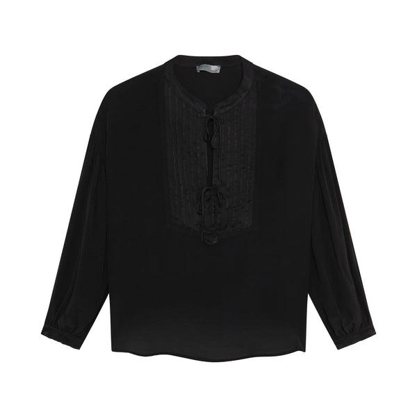 MAISON HOTEL Giovanni Blouse in Onyx