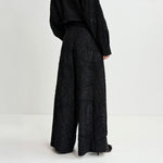 ESSENTIEL ANTWERP Girgo Full Sequin Pants in Black