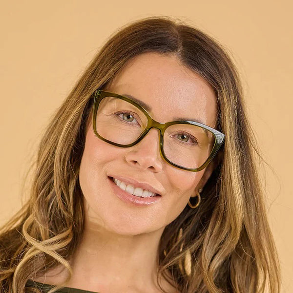 GOODLOOKERS Tilly Reading Glasses in Olive