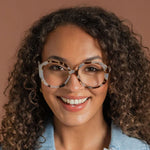 GOODLOOKERS Mila Reading Glasses in White Tortoiseshell