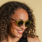 GOODLOOKERS Robbie Polarised Sunglasses in Olive/Tortoiseshell