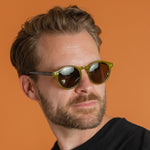 GOODLOOKERS Robbie Polarised Sunglasses in Olive/Tortoiseshell