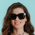 GOODLOOKERS Encore Polarised Sunglasses in Shiny Black