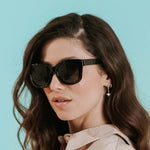 GOODLOOKERS Encore Polarised Sunglasses in Shiny Black