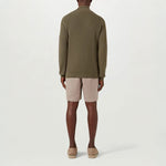 BELSTAFF Guide Quarter Zip Jumper in Surplus Green